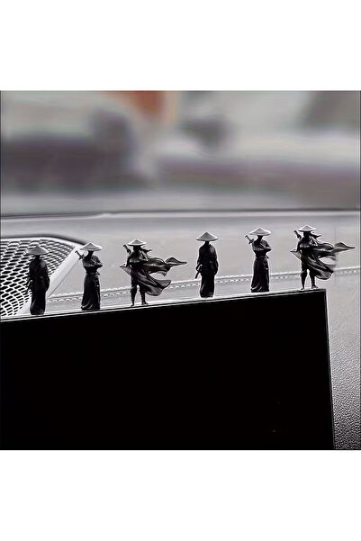 CT-TOYS 6 adet Samuray Jianghu Aşk Şövalyesi, Araba Pencere Gösterge Panel Süsü