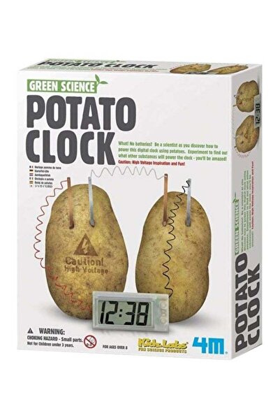 4M ساعة رقمية للأطفال من Kids Labs Green Science على شكل بطاطس
