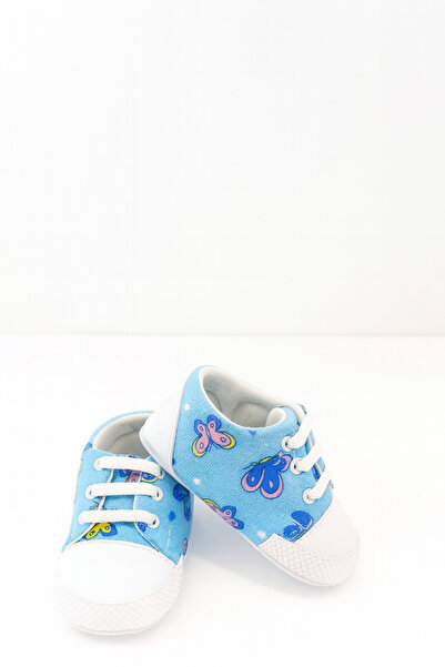 Kiçi First Step Butterfly Patterned Comfortable Sole Shoes