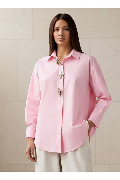 2Xtremz قميص قطني بتفاصيل مزخرفة