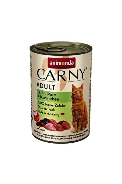 Animonda Hrană pentru pisici, Carny, Curcan, Pui, Iepure, 400 g