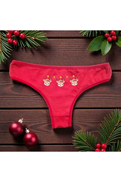 fırsatlar diyarı Red Brazilian Panties - New Year's Panties - Gift Red Panties