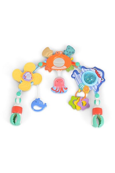 Huanger Toys Регулируема дрънкалка-арка Sea World за количка или креватче
