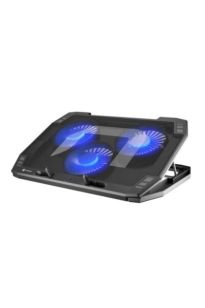 Natec Cooler pentru laptop Oriole de 17,3 inch, negru/albastru