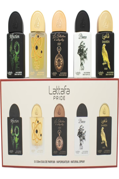 lattafa Perfume Gift Set | 20 ml x 5 EDP | Unisex Long-Lasting Fragrance Selection