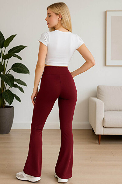 Swana Дамски испански клин с висока талия