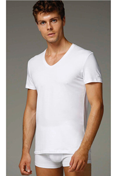 Dagi Men'S, V-Neck, Compact, 95% Cotton, 5% Elastane, Pack of 10, Undershirt/T-Shirt