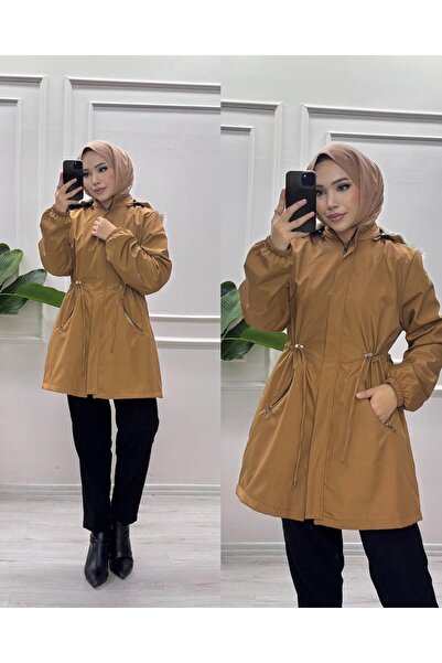 moda acar معطف قصير مبطن بالصوف من الداخل