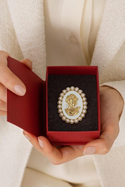 New Obsessions Klasik Fransız Tarzı Yaka İğnesi Broş