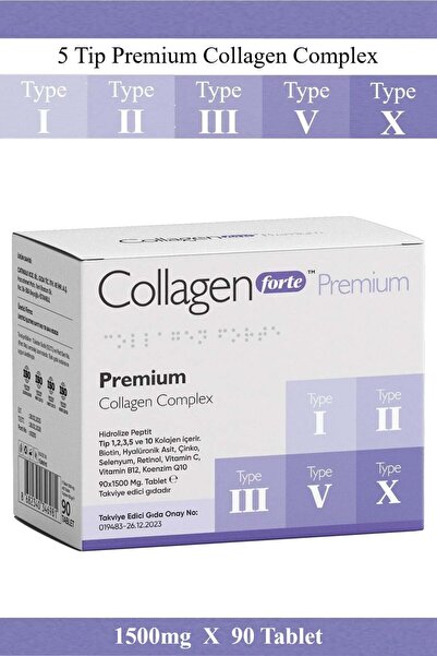 Collagen Forte Platinum PREMIUM 1500 MG 90 TABLET