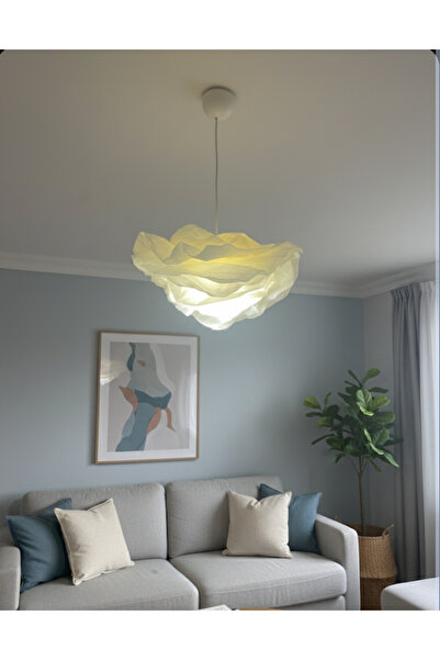 Mirfilo İtalyan krapon kağıt sarkıt şık avize (LED ampul hediye) yatak odası salon çocuk odası avize