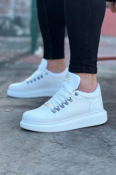 Mhoda Shoes حذاء رياضي رجالي من الجلد برباط للاستخدام اليومي طراز RLX047 CBT ...