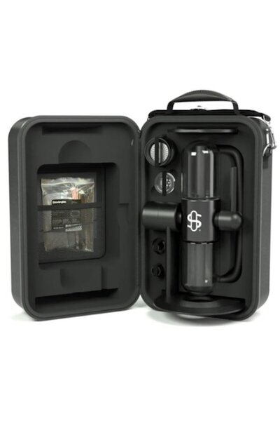 Stündenglass Kompact Gravity Infuser Hookah 360° with Glass Globes and Travel Case