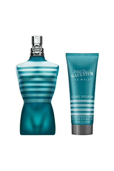 Jean Paul Gaultier Men’s Le Male Fragrance Gift Set | 125 ml EDT + 75 ml Shower Gel | Long-Lasting Fresh Scent