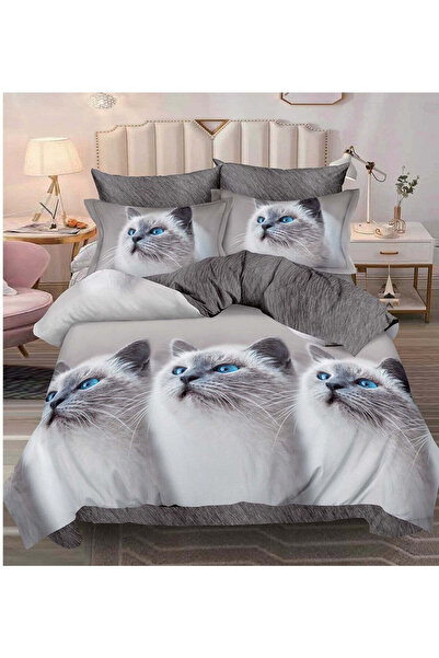 trendyhome Fine Cotton Underwear with Elastic 6 Pieces, Cat, Gray, T66