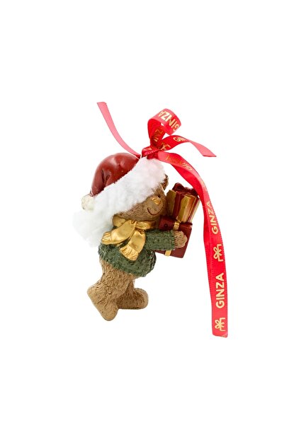 Ginza Christmas Kingdom Decoration, Classic, Bear model offering gifts