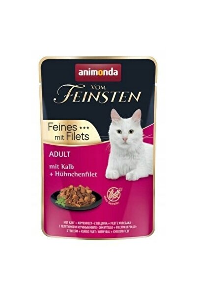 Animonda Hrană pentru pisici, Vom Feinsten, vițel, 85 g