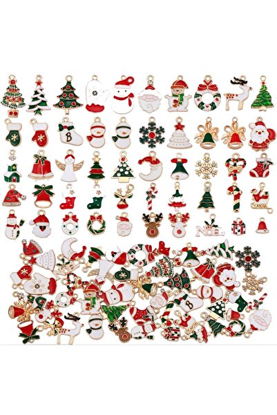 New Obsessions DIY Christmas Mixed 10Pcs Pendant Earring Bracelet End