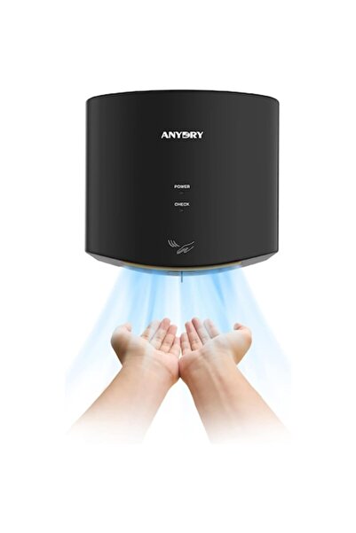 OEM Anydry 2630S Compact Electric Hand Dryer 1400-1650W, Black