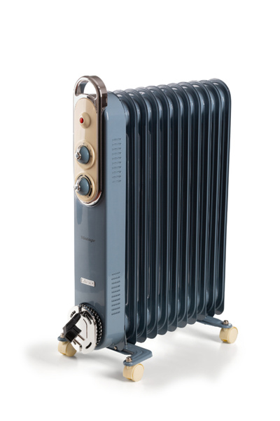 ARIETE 11-Fins Vintage Wheeled Oil-Filled Radiator Heater