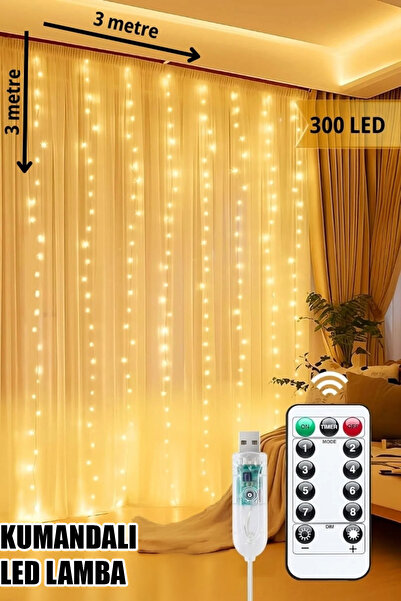 CMT 3X3 METRE USB & KUMANDALI LED DEKOR LAMBA