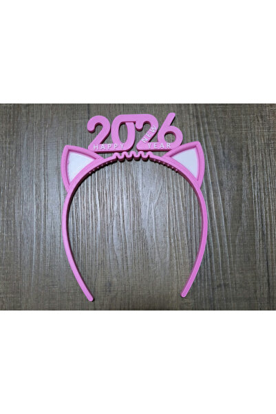 SZD Design Coroana de petrecere de Anul Nou pisică cu 2026 urechi