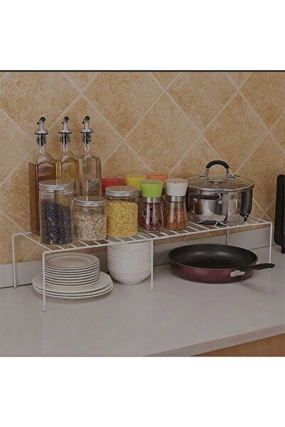 OEM Λευκό Επεκτεινόμενο Ράφι Οργάνωσης 37x16x13.5εκ.