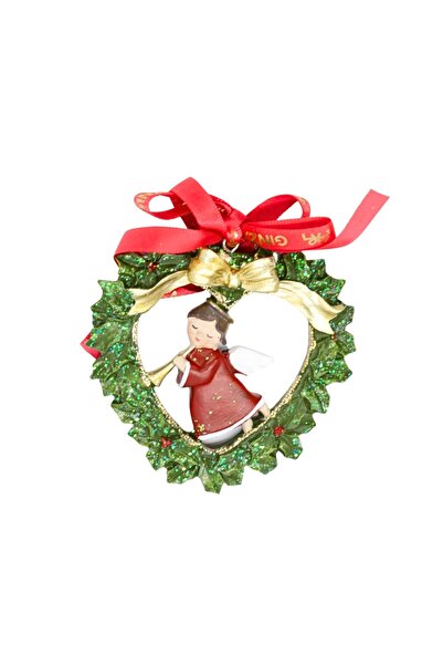 Ginza Christmas Kingdom Decoration, Classic, heart garland model with angel