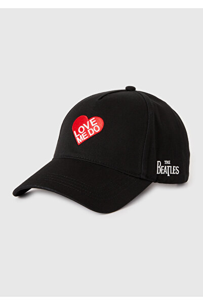 United Colors of Benetton Men's Black the Beatles Cap