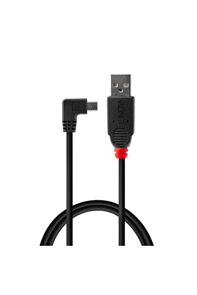 Lindy Retro Cablu Lindy 31970 USB 2.0 de la A la Mini USB de la B, 50 cm, negru