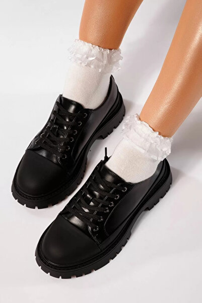 Zaira Pantofi casual dama negri din piele ecologica Reiko #21834 - 41