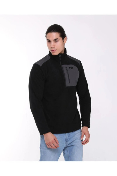 Helly Hansen Men's Black Block Halfzip Polar Fleece Hh..12008 Hha.990