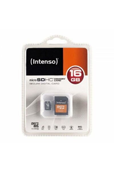 Glossy Κάρτα μνήμης Micro SD, Intenso, 3413470, 16 GB Κλάση 10