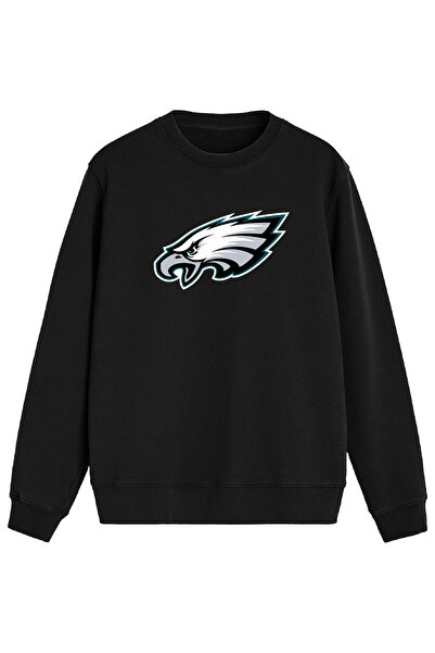 BA Sportswear سترة رياضية سوداء عادية لفريق فيلادلفيا لكرة القدم الأمريكية