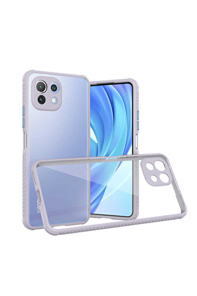 zore غطاء حماية لهاتف Mi 11 Lite من MSRA - أرجواني