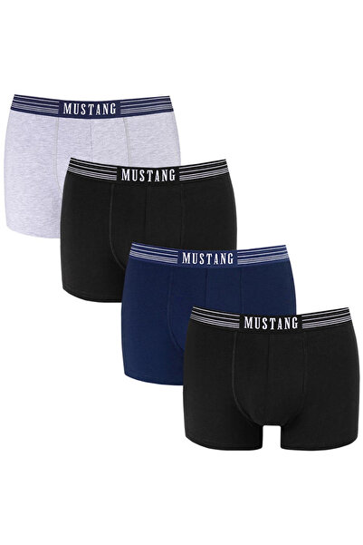 Mustang Men’s cotton boxers, BM1053, classic fit, 4-piece set
