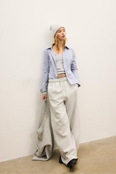 Stradivarius Basic, fitted çizgili gömlek