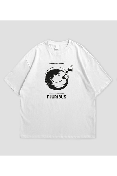 SVART WEAR Pluribus Štampano Oversize kroj Unisex T-shirt