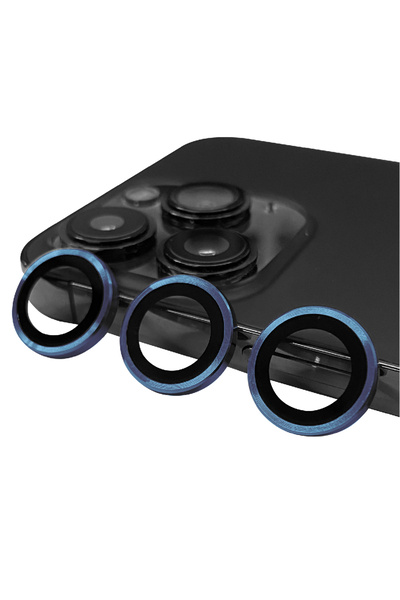 zore iPhone 15 Pro Compatible Msra Cl-07 Camera Protector-Midnight