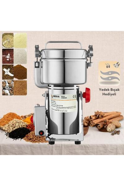 Besa Endüstriyel 500 Gr Bitki Baharat Kahve Öğütme Makinesi Baharat Öğütücü D...