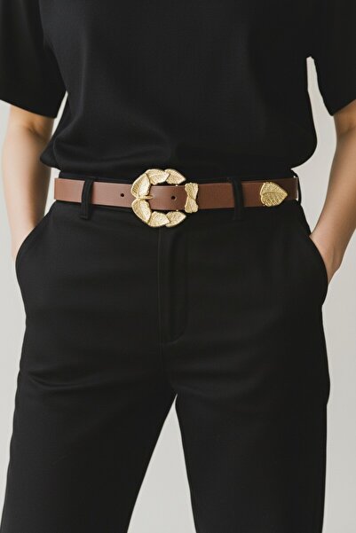 Gradelli cataramă cu frunze pentru centură de damă