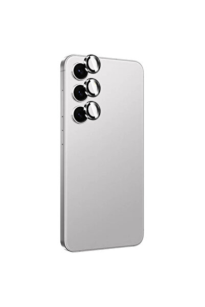 zore Galaxy S24 Plus Msra Titanium Premium Thtterli Camera Lens Protector-Grey