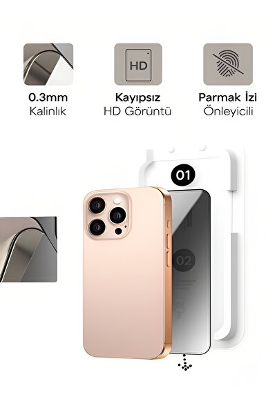 DEANB واقي شاشة آيفون 17 هايلايت مضاد للصدمات وبصمات الأصابع 26 °   صورة عالي...