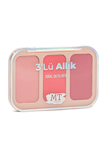 Makeuptime MT Işıltılı 3'lü Allık no:1