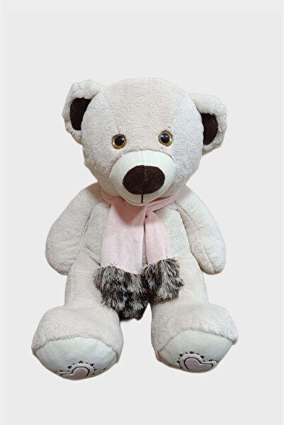 GRAN TOYS Oyun ve Uyku Arkadaşım Peluş Atkılı Göbekli Ayı
