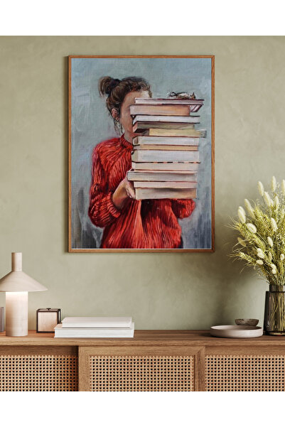 woodhomeworks Tek Parça Salon Ofis Dekor Tablo Vrynt