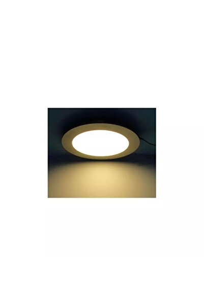 Gonga Panou LED, 6 w, lumina alba, 3000 K, 430 lumeni Rotund