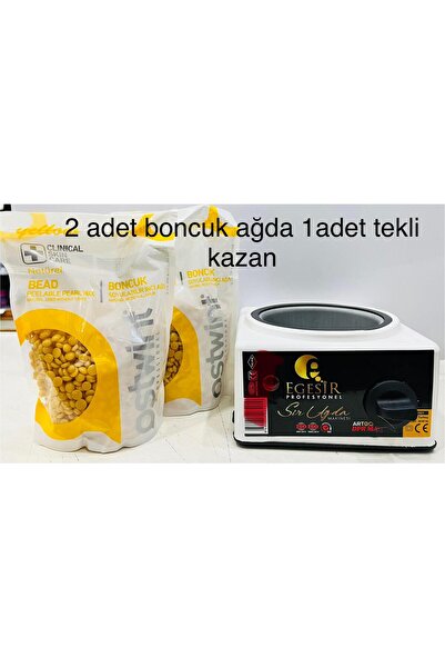 Ege Sir Sir Egesir Profesyonel Ağda Makinesi Tekli Kazan + Boncuk Ağda Set 2 ...