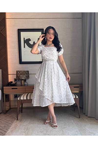 TREND Midi wrap dress with belt