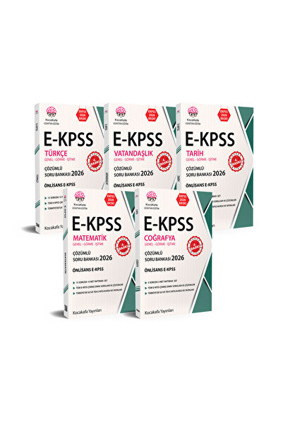 Kocakafa Yayınları EKPSS ÖNLİSANS Çözümlü Soru Bankası Genel-Görme-İşitme2